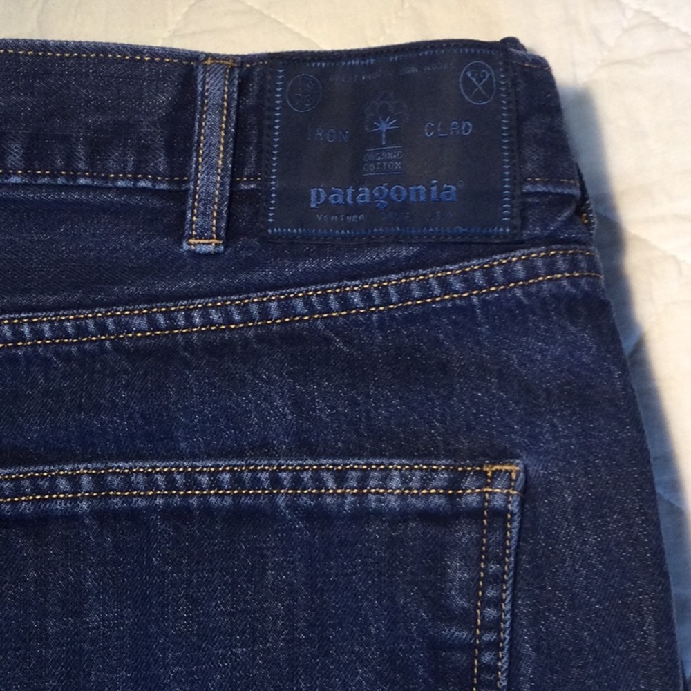Patagonia Iron Clad Men's Dark Blue Denim Pants